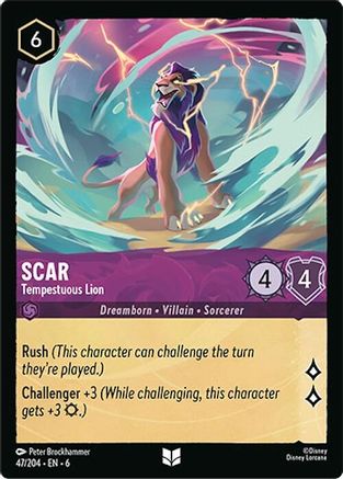 Scar - Tempestuous Lion (47/204) - Uncommon