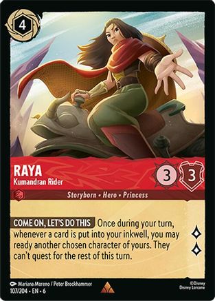 Raya - Kumandran Rider (107/204) - Rare
