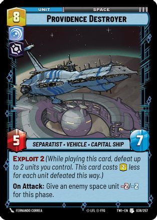 Providence Destroyer (038/257) - TOTR - Uncommon