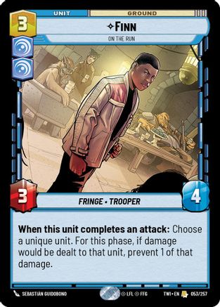Finn - On the Run (053/257) - TOTR - Rare