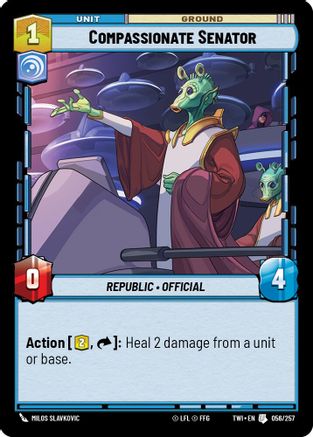Compassionate Senator (056/257) - TOTR - Uncommon