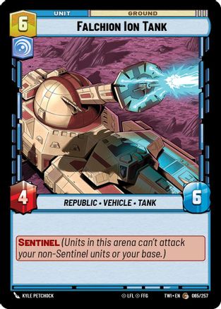 Falchion Ion Tank (065/257) - TOTR - Common - Foil