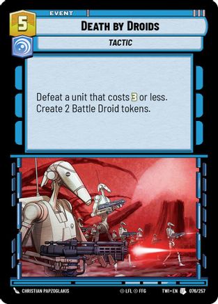 Death by Droids (076/257) - TOTR - Uncommon