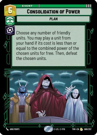 Consolidation of Power (089/257) - TOTR - Rare