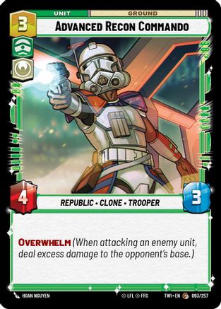Advanced Recon Commando (093/257) - TOTR - Common - Foil