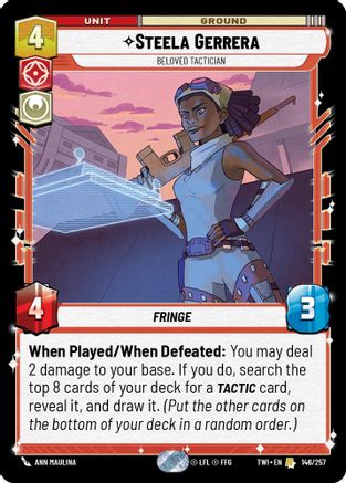 Steela Gerrera - Beloved Tactician (146/257) - TOTR - Rare