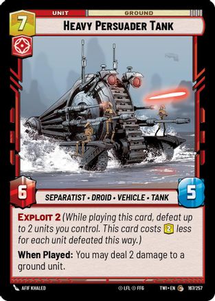 Heavy Persuader Tank (167/257) - TOTR - Common