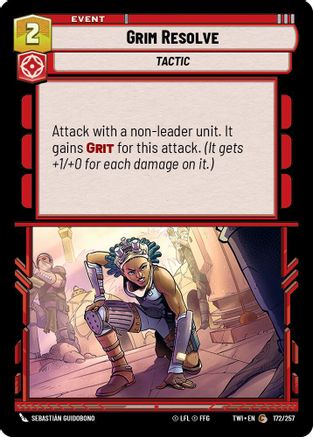 Grim Resolve (172/257) - TOTR - Common