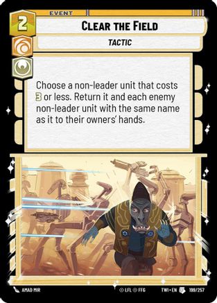 Clear the Field (199/257) - TOTR - Uncommon