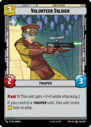 Volunteer Soldier (254/257) - TOTR - Common