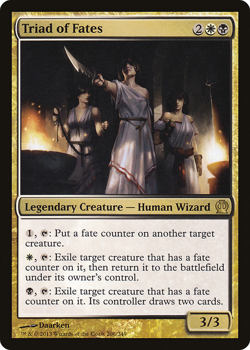Triad of Fates (THS-206) - rare - Foil