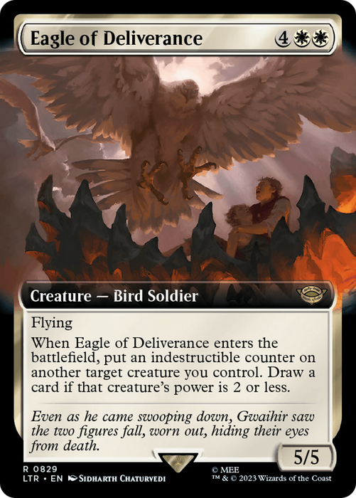 Eagle of Deliverance (LTR-829) - rare: (Extended Art)
