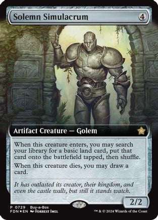 Solemn Simulacrum (Extended Art) (BABP-729) - promo - Foil