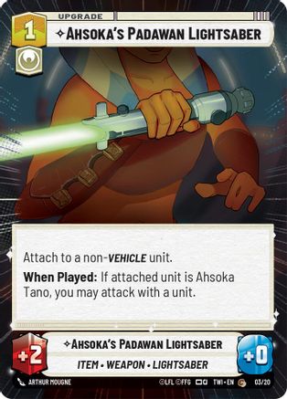 Ahsoka's Padawan Lightsaber (Hyperspace) (03/20) - TOTRWPP - Special