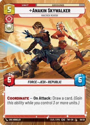 Anakin Skywalker - Maverick Mentor (Hyperspace) (08/20) - TOTRWPP - Special