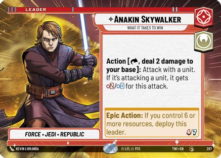 Anakin Skywalker - What it Takes to Win (Hyperspace) (287) - TOTR - Common