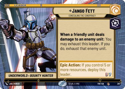 Jango Fett - Concealing the Conspiracy (Hyperspace) (291) - TOTR - Common