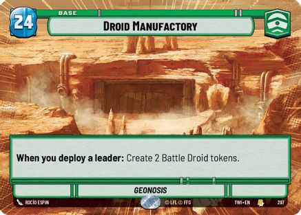 Droid Manufactory (Hyperspace) (297) - TOTR - Rare - Foil