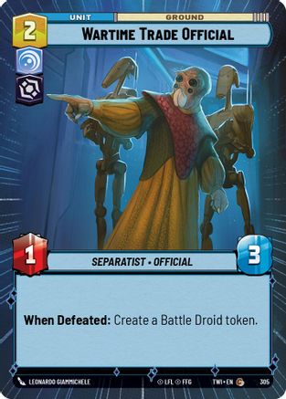 Wartime Trade Official (Hyperspace) (305) - TOTR - Common