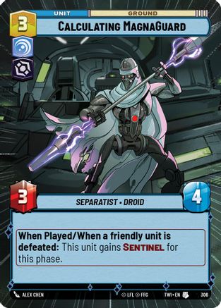 Calculating MagnaGuard (Hyperspace) (306) - TOTR - Uncommon - Foil