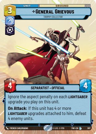 General Grievous - Trophy Collector (Hyperspace) (307) - TOTR - Legendary
