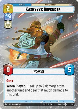 Kashyyyk Defender (Hyperspace) (317) - TOTR - Uncommon