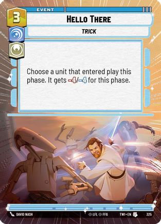 Hello There (Hyperspace) (325) - TOTR - Uncommon