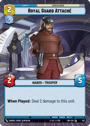 Royal Guard Attache (Hyperspace) (332) - TOTR - Common