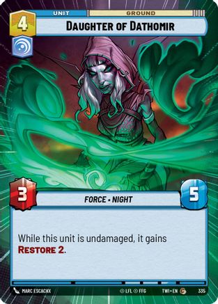 Daughter of Dathomir (Hyperspace) (335) - TOTR - Common - Foil