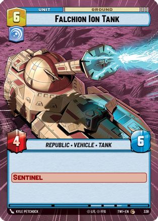 Falchion Ion Tank (Hyperspace) (338) - TOTR - Common