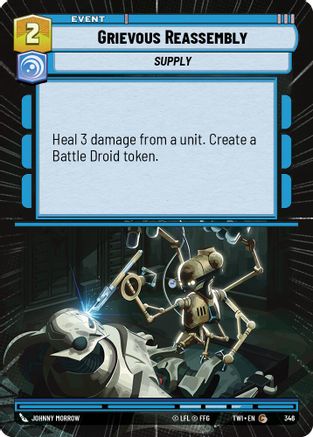 Grievous Reassembly (Hyperspace) (346) - TOTR - Common - Foil