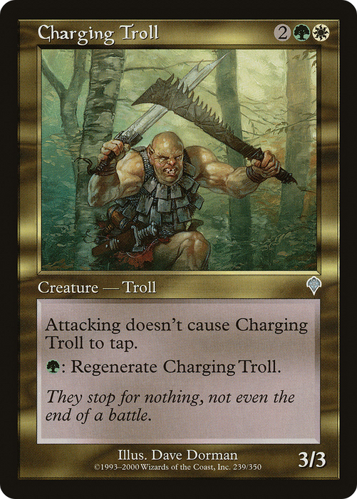 Charging Troll (INV-239) - uncommon
