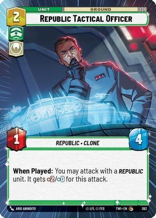 Republic Tactical Officer (Hyperspace) (363) - TOTR - Common