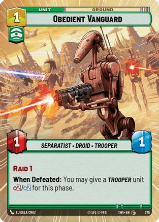 Obedient Vanguard (Hyperspace) (375) - TOTR - Common - Foil