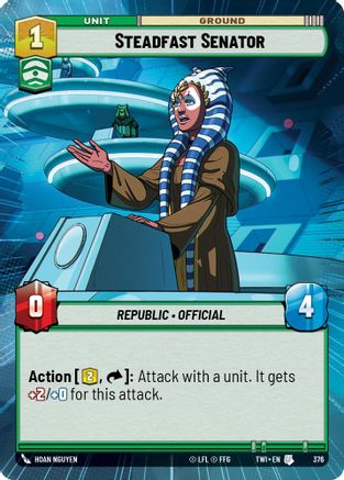 Steadfast Senator (Hyperspace) (376) - TOTR - Uncommon - Foil