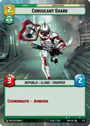 Coruscant Guard (Hyperspace) (377) - TOTR - Common