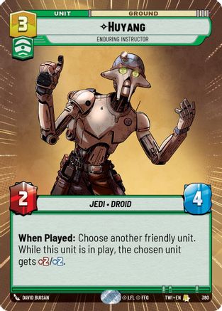 Huyang - Enduring Instructor (Hyperspace) (380) - TOTR - Rare