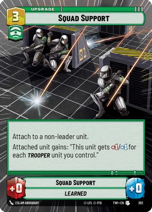 Squad Support (Hyperspace) (392) - TOTR - Uncommon
