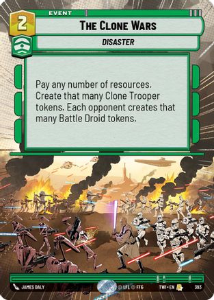 The Clone Wars (Hyperspace) (393) - TOTR - Rare