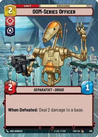 OOM-Series Officer (Hyperspace) (399) - TOTR - Common - Foil