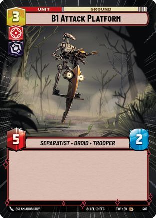 B1 Attack Platform (Hyperspace) (401) - TOTR - Common