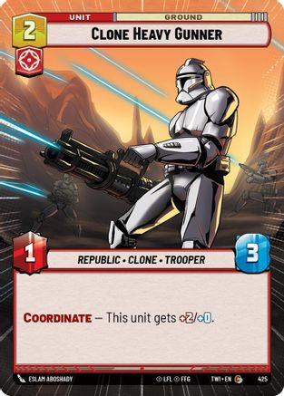Clone Heavy Gunner (Hyperspace) (425) - TOTR - Common