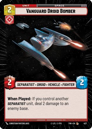 Vanguard Droid Bomber (Hyperspace) (427) - TOTR - Common - Foil