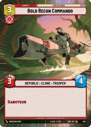 Bold Recon Commando (Hyperspace) (428) - TOTR - Common