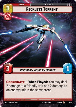 Reckless Torrent (Hyperspace) (429) - TOTR - Common