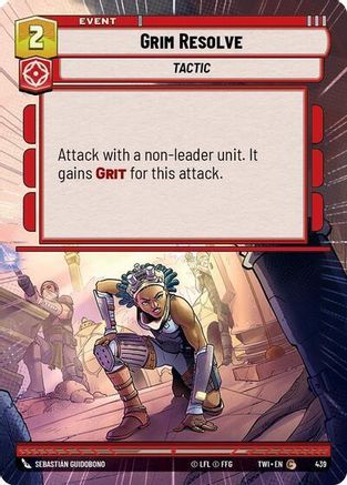 Grim Resolve (Hyperspace) (439) - TOTR - Common
