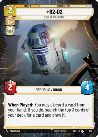 R2-D2 - Full of Solutions (Hyperspace) (458) - TOTR - Uncommon