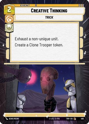 Creative Thinking (Hyperspace) (465) - TOTR - Common