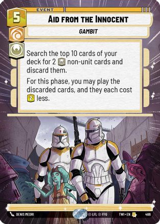 Aid from the Innocent (Hyperspace) (466) - TOTR - Rare