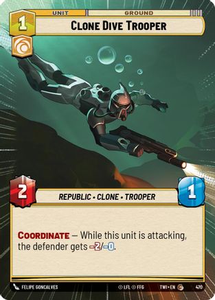 Clone Dive Trooper (Hyperspace) (470) - TOTR - Common